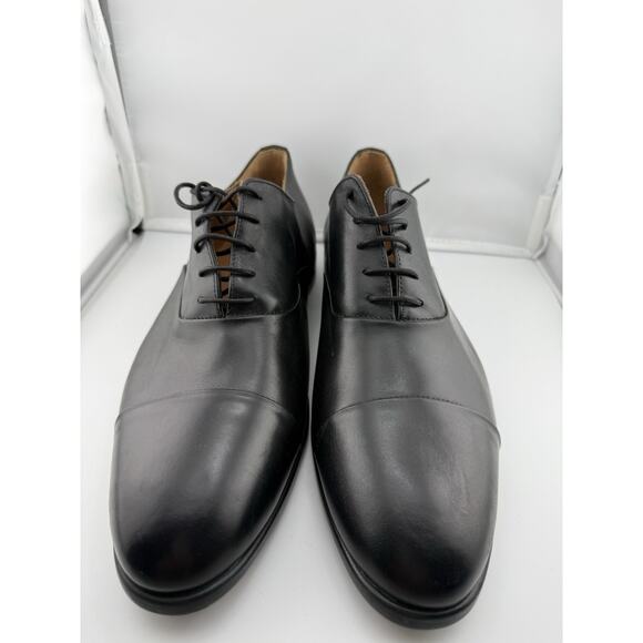 NWOB $395 Bruno Magli “RICCI” Cap Toe Black Oxford Size 13 main image 8